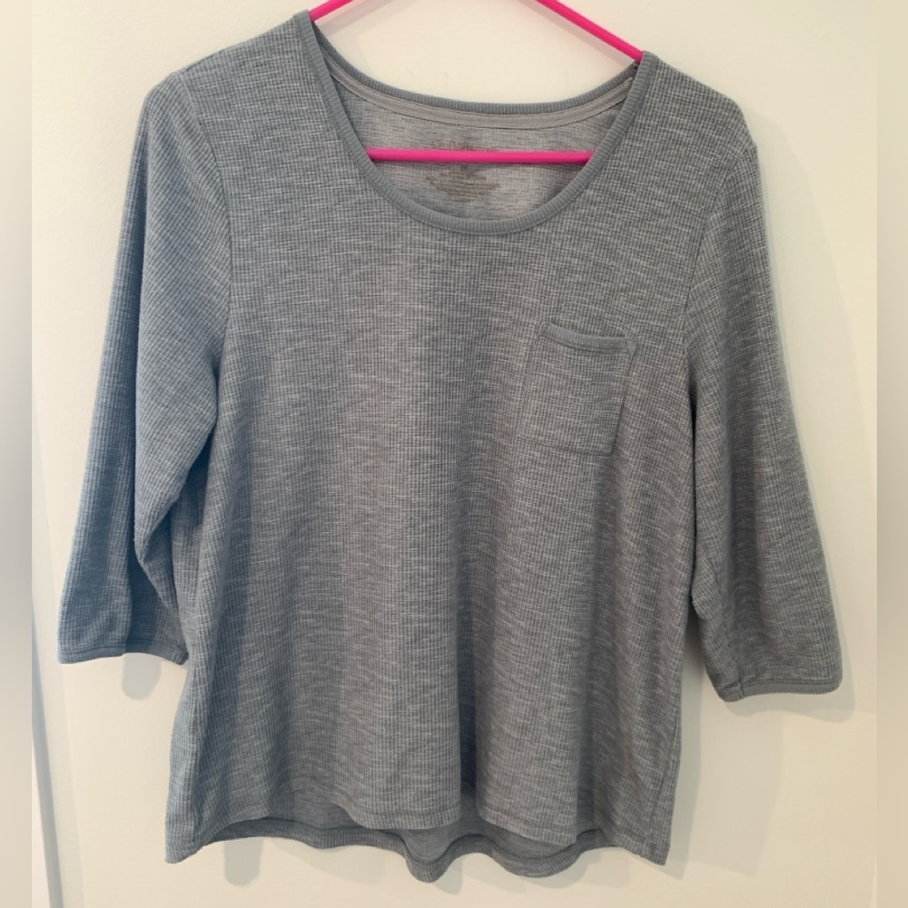 C&B Gray sweater 3/4 sleeve